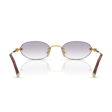 Miu Miu Occhiali da Sole MUA54S 5AK04O Oro/Grigio Sfumato Donna 4