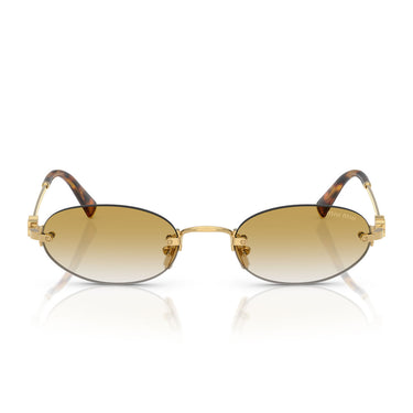 Miu Miu Occhiali da Sole MUA54S 5AK21D Oro Marrone Sfumato Donna