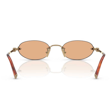 Miu Miu Occhiali da Sole MUA54S 7OE90X Ottone/Arancione Donna 3
