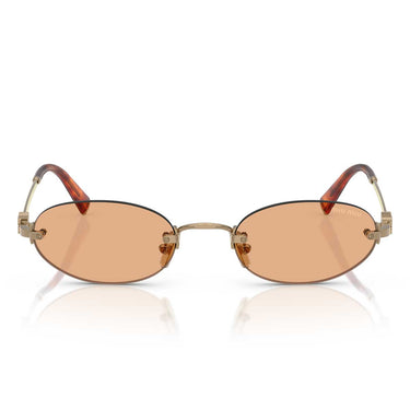 Miu Miu Occhiali da Sole MUA54S 7OE90X Ottone/Arancione Donna