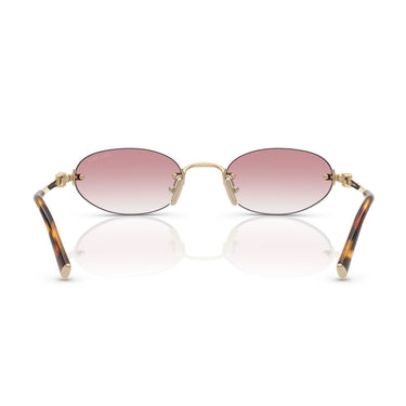 Miu Miu Occhiali da Sole MUA54S ZVN70O Oro/Rosa Sfumato Donna 4