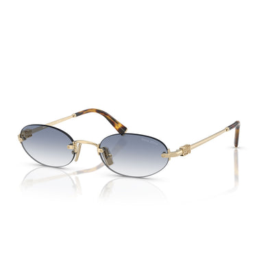 Miu Miu Occhiali da Sole MUA54S ZVN80O Oro/Azzurro Sfumato Donna