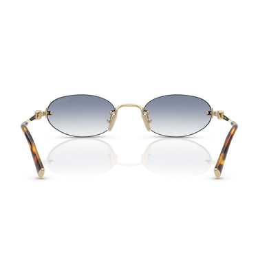 Miu Miu Occhiali da Sole MUA54S ZVN80O Oro/Azzurro Sfumato Donna