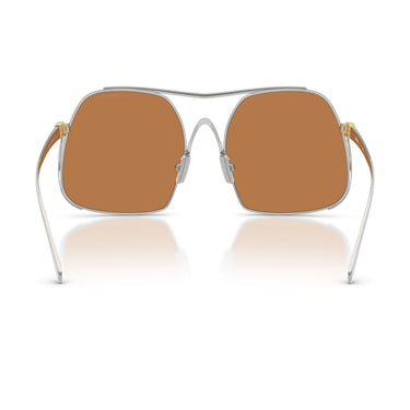 Miu Miu Lunettes de Soleil MUA55S 1BC90Q Argent/Marron Femme