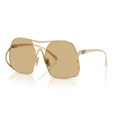 Miu Miu Lunettes de Soleil MUA55S 5AK10R Or/Jaune Femme 1