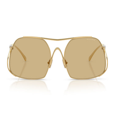 Miu Miu Okulary Przeciwsłoneczne MUA55S 5AK10R Złoto/Żółty Damskie