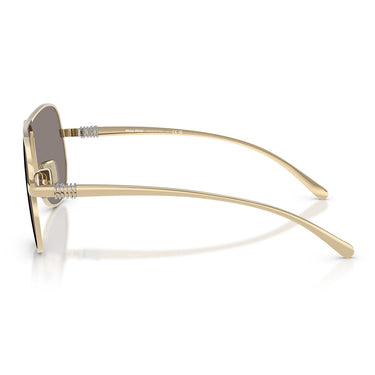 Miu Miu Lunettes de Soleil MUA56S ZVN80Q Or Pâle Gris Foncé Femme