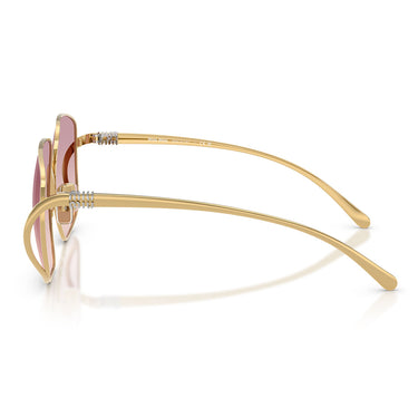 Miu Miu Sunglasses MUA57S 5AK40S Gold/Brown Gradient Dark Purple Women 3