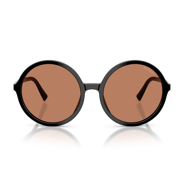 Miu Miu Gafas de Sol MUB02S 16K90Q Negro Marrón Mujer