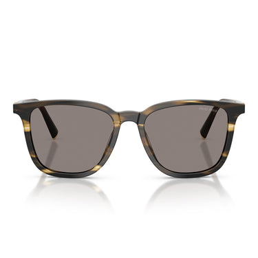 Miu Miu Gafas de Sol MUB03S 25E80Q Rayadas Loden/Gris Oscuro Mujer