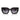 Miu Miu Sonnenbrille MUB05S 16K90A Schwarz Grau Verlauf Damen