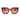 Miu Miu Sonnenbrille MUB05S 26E50U Tabacco Striato Rosso Sfumato Damen