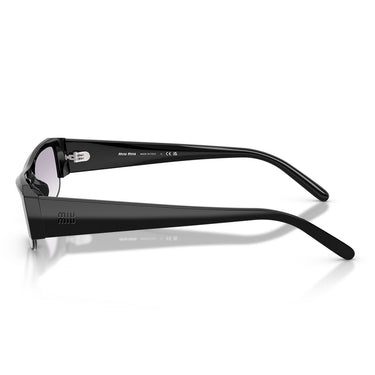 Miu Miu Occhiali da Sole MUB07S 16K04O Nero Grigio Sfumato Trasparente Donna 2
