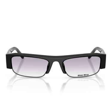 Miu Miu Sonnenbrille MUB07S 16K04O Schwarz Grau Verlauf Transparent Damen