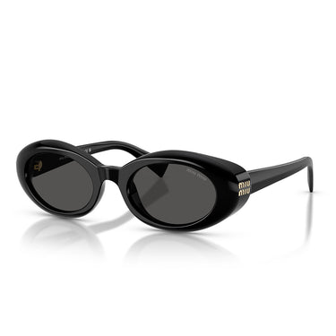 Miu Miu Occhiali da Sole MUB09S 16K08Z Nero Grigio Scuro Donna 2