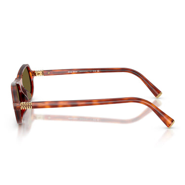 Miu Miu Occhiali da Sole MUB10SU 11P09Z Marrone Cognac/Marrone Scuro Donna 2