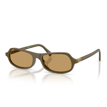 Miu Miu Occhiali da Sole MUB10SU 25L10Y Verde/Marrone Donna 1