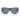 Miu Miu Occhiali da Sole MUB14SU 26N80Q Blu/Grigio Scuro Donna