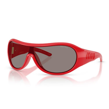 Miu Miu Occhiali da Sole MUB14SU 27N80Q Rosso/Grigio Scuro Donna 1