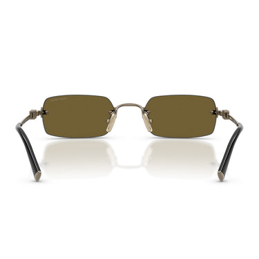 Miu Miu Sunglasses MUB50S 26C09Z Gold/Dark Brown Women 3
