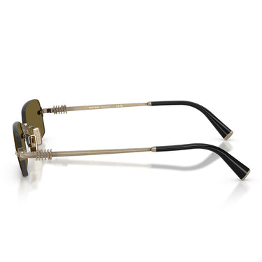 Miu Miu Sunglasses MUB50S 26C09Z Gold/Dark Brown Women 2