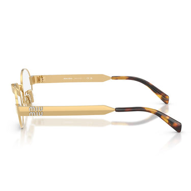 Miu Miu Occhiali da Sole MUB51S 5AK10W Oro/Trasparente con Filtro Luce Blu Donna 3