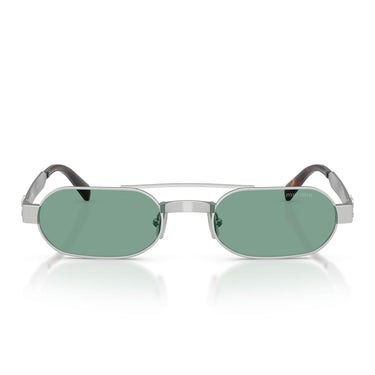 Miu Miu Occhiali da Sole MUB52S 21M40Y Argento Antico/Verde Donna