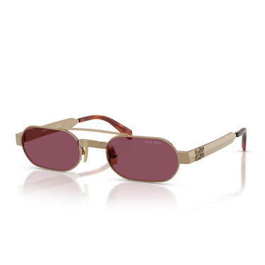 Miu Miu Occhiali da Sole MUB52S 7OE30Y Ottone/Violetto Scuro Donna 1