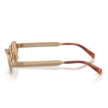 Miu Miu Occhiali da Sole MUB52S 7OE90X Ottone/Arancione Donna 2