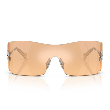 Miu Miu Occhiali da Sole MUB53S 1BC80Y Argento/Arancione Specchiato Donna