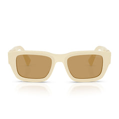 Miu Miu Occhiali da Sole MUC04S 21D10Y Lattiginoso Marrone Donna