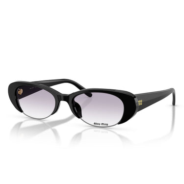 Miu Miu Occhiali da Sole MUC05SU 16K04O Nero Grigio Sfumato Trasparente Donna 2
