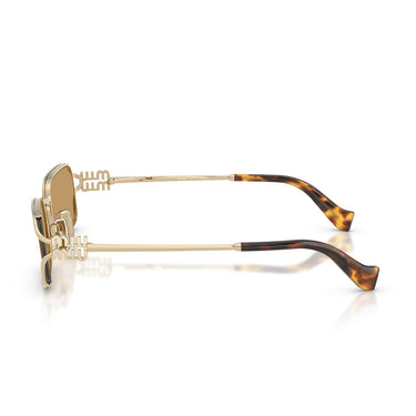 Miu Miu Occhiali da Sole MUC50S ZVN10Y Oro Pallido/Giallo Donna