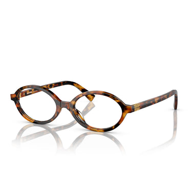 Miu Miu Occhiali da Vista MU01XV 19P1O1 Marrone Chiaro Trasparente Donna 2