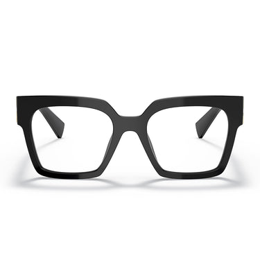 Miu Miu Occhiali da Vista MU04UV 1AB1O1 Nero Trasparente Donna