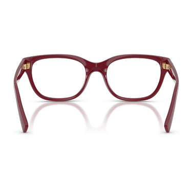 Miu Miu Occhiali da Vista MU07ZV 25R1O1 Bordeaux Trasparente Donna 4