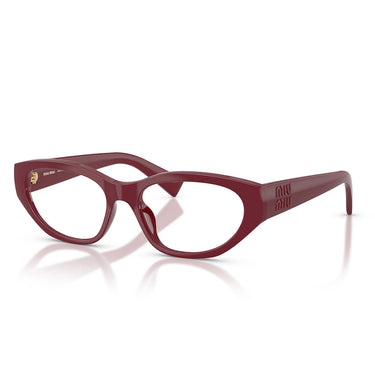 Miu Miu Occhiali da Vista MU08ZVU 25R1O1 Bordeaux Trasparente Donna 2