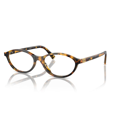 Miu Miu Occhiali da Vista MU09XV VAU1O1 Marrone Miele/Trasparente Donna 2