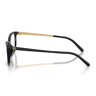 Miu Miu Occhiali da Vista MU09ZV 16K1O1 Nero Trasparente Donna 4