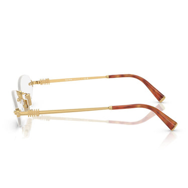 Miu Miu Occhiali da Vista MU53WV 5AK1O1 Oro/Trasparente Donna 2