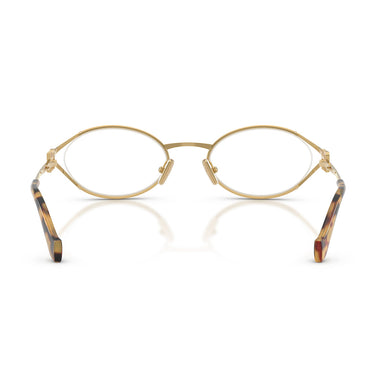 Miu Miu Occhiali da Vista MU53ZV 5AK1O1 Oro/Trasparente Donna