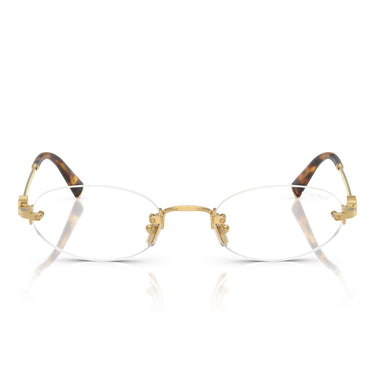 Miu Miu Prescription Glasses MUA54S 5AK08N Gold/Transparent Women