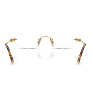 Miu Miu Prescription Glasses MUA54S 5AK08N Gold/Transparent Women 3
