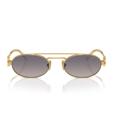 Miu Miu Sonnenbrille MU54ZS 5AK30C Gold/Grau Spiegel Damen