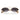 Miu Miu Sunglasses MU54ZS 7OE5D1 Gold/Smoky Gray Women's