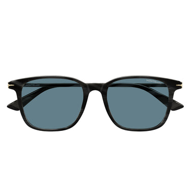 Montblanc Occhiali da Sole MB0338S 006 Grigio Striato Blu Uomo