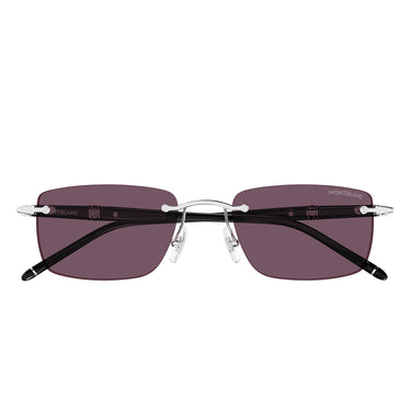 Montblanc Occhiali da Sole MB0344S 002 Nero-Viola Uomo