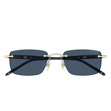 Montblanc Gafas de Sol MB0344S 003 Oro/Azul Hombre