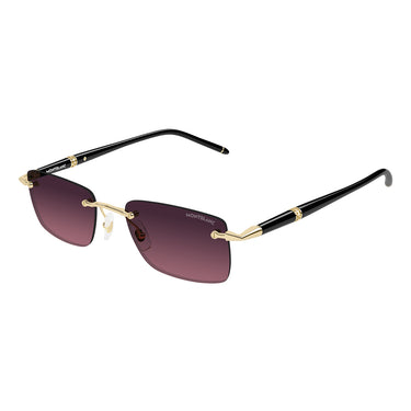 Montblanc Sunglasses MB0344S 009 Gold/Gray Violet Men 2