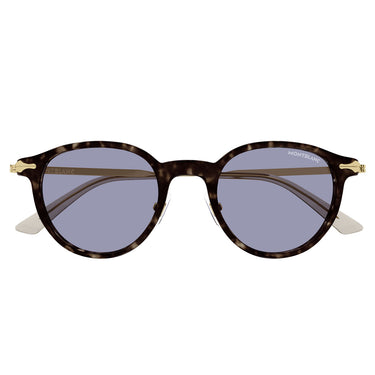 Montblanc Sunglasses MB0362S 002 Havana/Light Blue Men